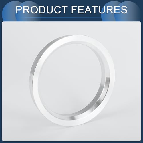 Hub Centric Rings, 60.1mm ID to 72.6mm OD Vehicle Wheel Hubrings Aluminum Alloy, 4 Pcs - size: 60.1mm to 72.6mm