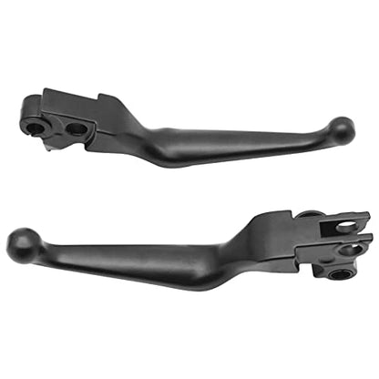 M MATI Black Brake Clutch Lever for Harley Davidson Sportster 883 1200 Softail Road King Dyna Electra Glide Street Bob Night Train Fat Boy - color: Black