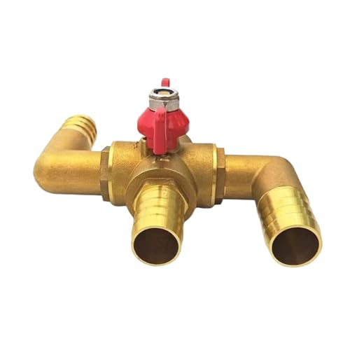 4-way 5/8" Brass Automobile Heating Water Valve Manual Control Valve - size: 5/8 inch