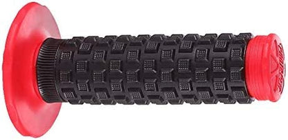 Motorcycle Grips 7/8" Dirt Bike Grip Pillow Top Grips Rubber Anti-Slip Universal Handlebar Racing Grip for Motocross ATV - color: Red
