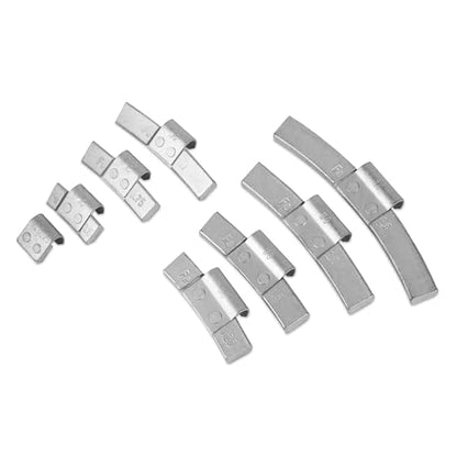 MC-Series Clip On Wheel Weights 80PCS Multi Size Assortment Kit - size: 80pcs 0.25-2.5oz