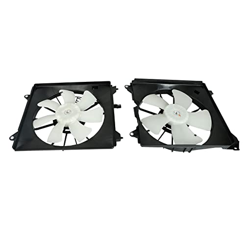 Pack of 2 Radiator Cooling Fan Assembly Compatible with Accord 2013-2017 - style: Accord 2013-2017