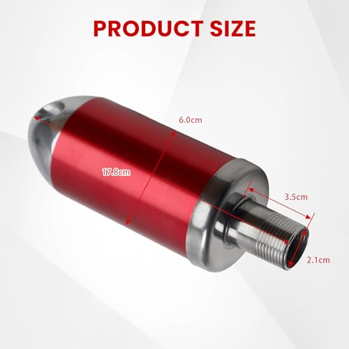 Exhaust Muffler Silencer For Predator 212cc 196cc For Coleman CT200U Red - color: red