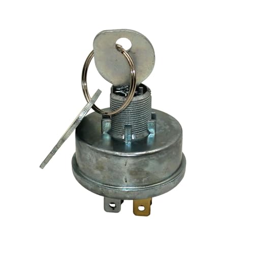 Ignition Switch w/ 2 Keys Fits MTD, John Deere, Cub Cadet, Scag, Toro
