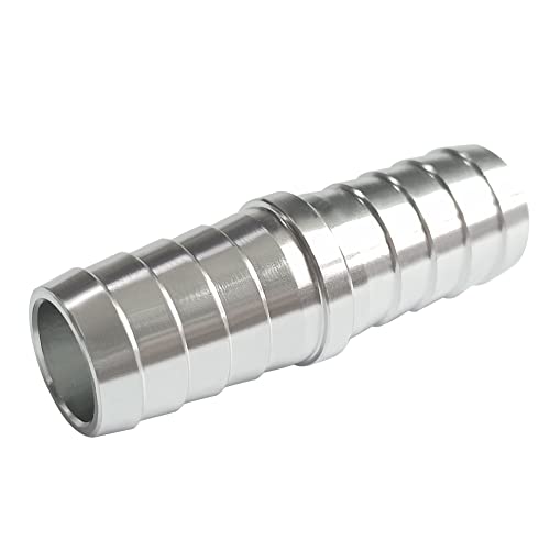 1 Pcs Radiator Hose Barb Adapter 5/8"(16mm) to 5/8"little(15.5mm) Coupler Splice Mend Coolant Intercooler Exchanger Heater Repair Hose Connector Water Fluid Air Aluminum - size: 5/8 Inch (16mm) to 5/8 Inch Little (15.5mm)
