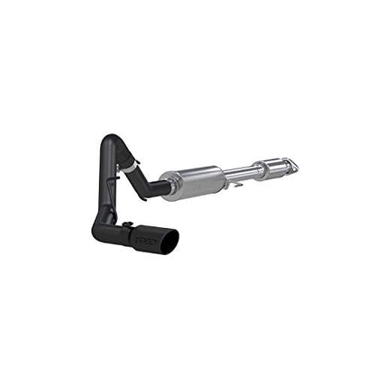 MBRP S5256BLK Black 3" Single Side Exit Cat Back - color: Black Coated