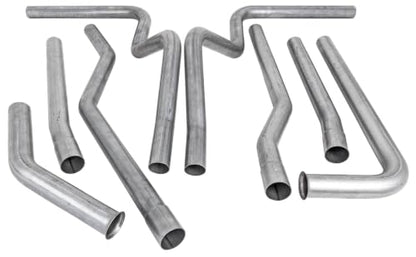JEGS Manifold-Back Dual Exhaust Kit 1973-1987/1/2, 3/4, 1-Ton Truck 4WD [Small Block ]