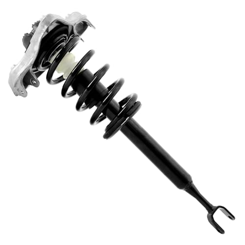 Detroit Axle - Front Struts with Coil Springs for 2002-2008 Audi A4 Quattro - size: 11070x2/Pair