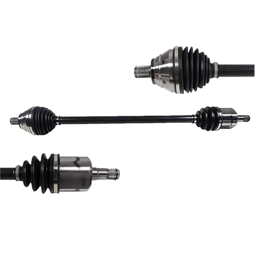 Front CV Axle Shaft Assembly Compatible with Volkswagen Vw Passat 2009-2006, 2.0L Automatic CVT Trans, Left and Right Front CV Axle, 2.0T Comfortline Highline Komfort Trendline Base Sedan Wagon - size: B2CV030-Passat