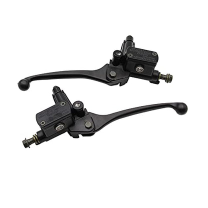 Left + Right 8mm Brake Master Cylinder Lever Mirror Hole for GY6 50cc 125cc 150cc 250cc Scooter Moped