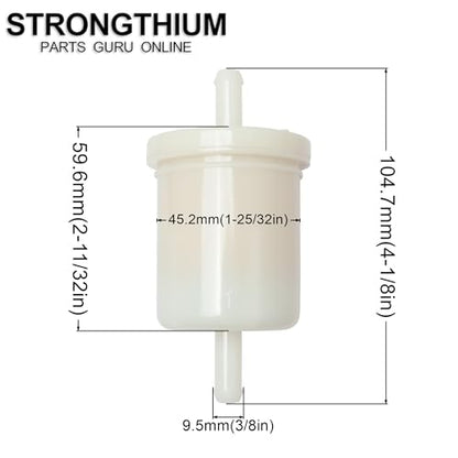 Strongthium 5/16 12581-43012 Inline Diesel Fuel Gas Filter
