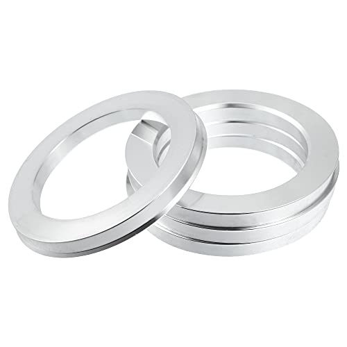 X AUTOHAUX 4pcs Aluminium Alloy Hub Centric Rings Wheel Bore Center Spacer - size: 106-77.8