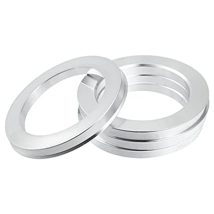 X AUTOHAUX 4pcs Aluminium Alloy Hub Centric Rings Wheel Bore Center Spacer - size: 106-77.8
