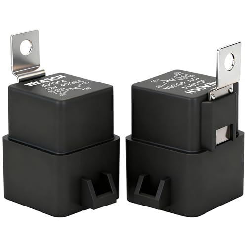 12V 40/30A 5-Pin SPDT Waterproof Relay and 14AWG Harness Kit - size: 12V 5Pin