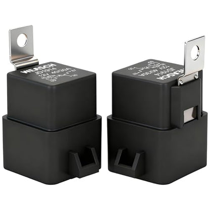 12V 40/30A 5-Pin SPDT Waterproof Relay and 14AWG Harness Kit - size: 12V 5Pin