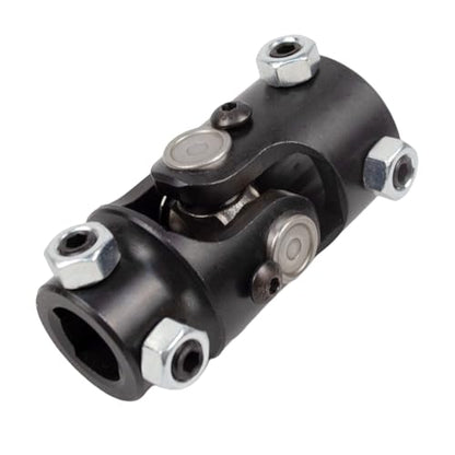 1" DD X 3/4" DD Black Steering Universal Joint Single U Joint Shaft,Total Length: 83mm (3-1/4")