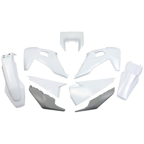 UFO PLAST Complete Plastic Kit Compatible with Husqvarna TE 150/250/300/FE 350 S/501 S 2020-2023/FE 350/501 2020-2022/FE 450 2023 (Original 20 HUKIT623@999) - color: Original 20 HUKIT623@999