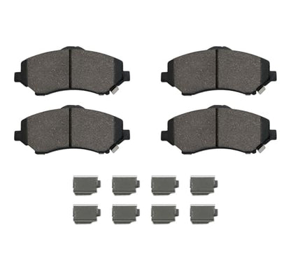SATISFIED Ceramic Front Brake Pads D1273 Fit For Dodge Grand Caravan 08-16 - size: D1273-8389