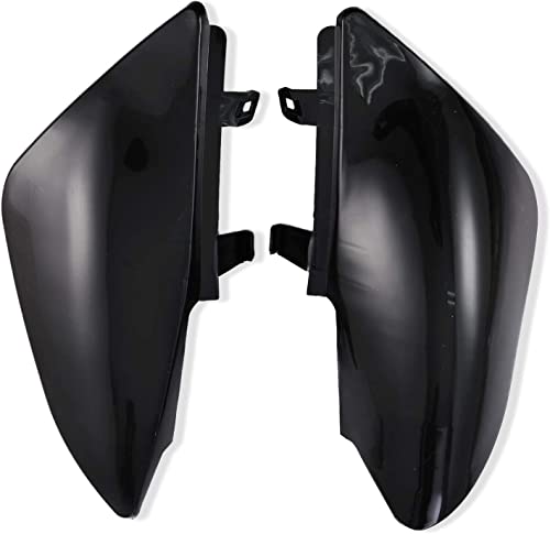 RedCap Body Fender Kit for Compatible with XR50 CRF50 SDG SSR Pit Dirt Motor Trail Bike Black with Bolt Work Fairing Plastic 50cc 70cc 90cc 110cc Pit Dirt Bike 7 piece (Black)