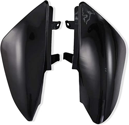 RedCap Body Fender Kit for Compatible with XR50 CRF50 SDG SSR Pit Dirt Motor Trail Bike Black with Bolt Work Fairing Plastic 50cc 70cc 90cc 110cc Pit Dirt Bike 7 piece (Black)