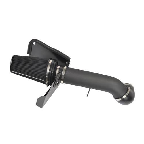 4" Cold Air Intake System + Heat Shield Compatible with GMC/Chevy - color: Black & Black