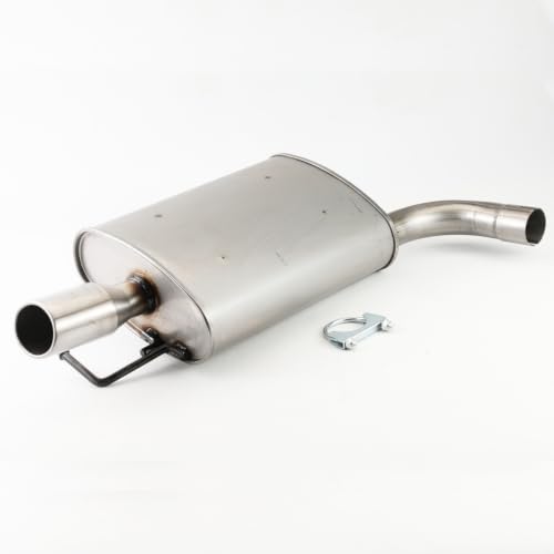 409 Stainless Steel Rear Right Passenger Side Exhaust Muffler E38H - size: For 11-15 EXPLORER Passenger Side