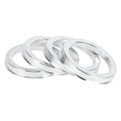 Hub Centric Rings, 57.1mm ID to 72.6mm OD Vehicle Wheel Hubrings Aluminum Alloy, 4 Pcs - size: 57.1mm to 72.6mm