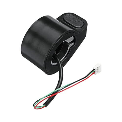 Electric Scooter Thumb Throttle Replacement, Speed Accelerator Control with Cable Connector, Throttle Accelerator Accessories Replacement Part Compatible with M365 E-Scooter, Black