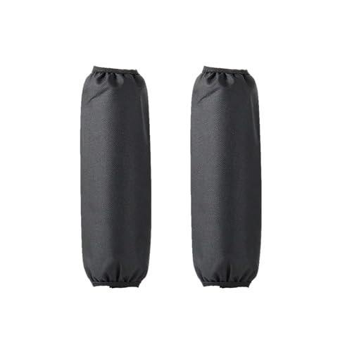 2 Pack 270mm Universal Motorcycle Shock Covers Set, Black