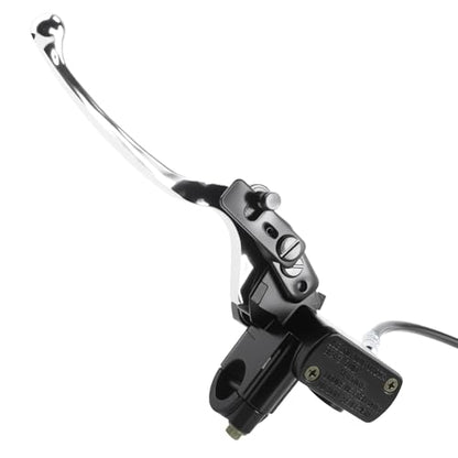PRO BAT Mini ATV Hydraulic Brake Kit with Master Cylinder Caliper - color: Silver&Black