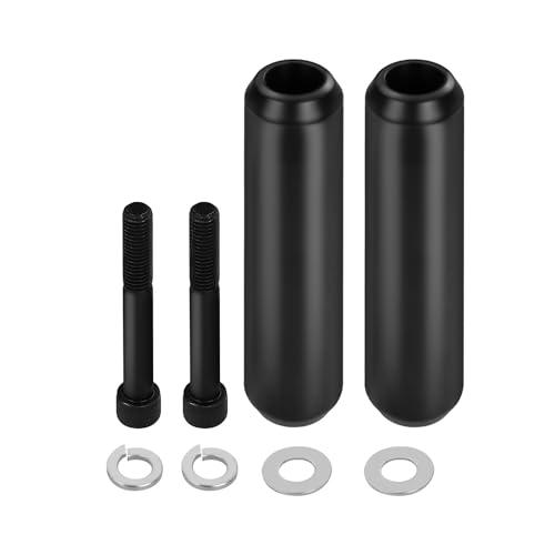 6.5" Shock Mounts Frame Sliders Crash Bar Falling Protector Compatible with Indian Scout Bobber 2017-2026 (Smooth) - size: 6.5 Inch-Smooth