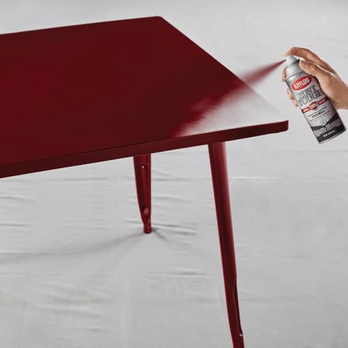 Krylon K09221007 'Rust Tough' Burgundy Rust Preventive Enamel - 12 oz. Aerosol - color: Burgundy, size: 12 Ounce (Pack of 1)