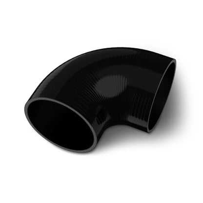 Endure 90 Degree Silicone Elbow Intake Hose 4-Ply, 4"(102mm) - Black - color: Black, size: ID - 4Inch(102mm)