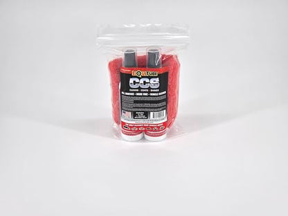 CCS Multi Surface Cleaner - Bug Remover for Motorcycles, Cars, Trucks, RVs, Boats - Clear Coat Ceramic Alternative - Top Coat Shine and Protection Technology (2 pack 2 oz w/towel) - size: 4 Fl Oz (Pack of 1)