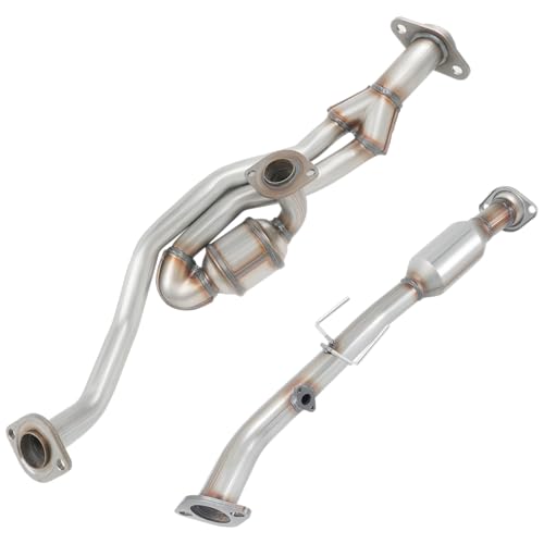 Center&Rear Catalytic Converter Compatible with Toyota Sienna 3.0L V6 2001-2003 (EPA Compliant) - size: for Toyota Sienna 01-03 3.0L Center and Rear