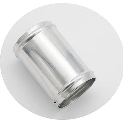 57mm(2.25") OD, Length 3" (76mm), Straight 2.25 Inch 6061 Aluminum Alloy Hose Joiner Tube Intercooler Pipe Connector High Class Glossy Polished Treatment Air Intake Tube with Bead Roll - size: OD 2.25" (57mm)