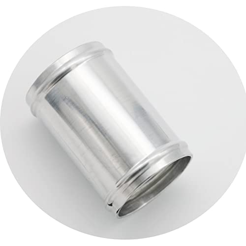 57mm(2.25") OD, Length 3" (76mm), Straight 2.25 Inch 6061 Aluminum Alloy Hose Joiner Tube Intercooler Pipe Connector High Class Glossy Polished Treatment Air Intake Tube with Bead Roll - size: OD 2.25" (57mm)