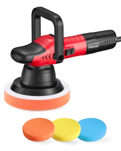 AVID POWER 6" Dual Action Car Buffer Polisher 6-Speed Orbital Polisher Kit