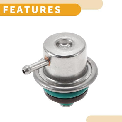 Fuel Pressure Regulator Fuel Pump Regulator for Mercedes-Benz C-Class 1993-2001 No.0280160587 Metal Corrosion Resistant 20-70 Psi 1 Pcs