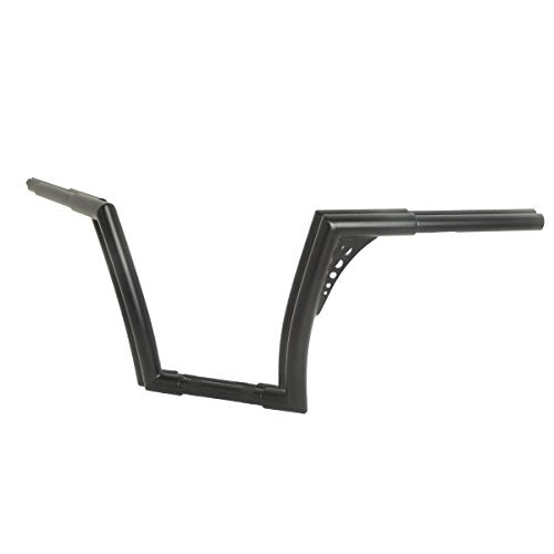 XMT-MOTO 12" Rise 1-1/4 Ape Hangers Handlebar Fit For Harley FLST FXST XL - color: Gloss Black, size: 12 INCH