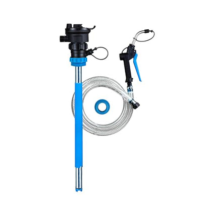 Macnaught BP205X Universal Oil Pump Stem Kit – 16/55 Gallon, 5FT Hose, On-Demand Nozzle – for Oil, ATF, Coolant, Hydraulic Fluids – 2 Yr Warranty - style: 16-55 Gal Universal Stem Kit
