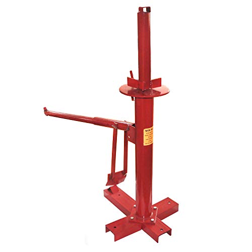 HTTMT- Portable Tire Changer Changing Machine Car Truck Motorcycle Manual Bead Breaker Weights Remover Lift Stands Transmission [P/N: US-ET-TOOL004-RED1]