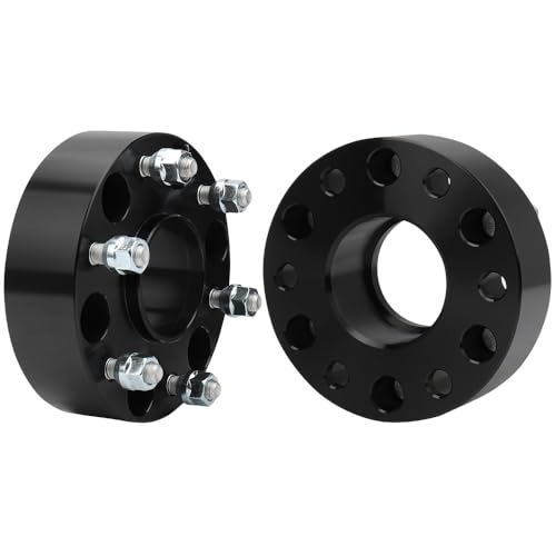 IRONTEK 6x139.7mm Wheel Spacers 2" Real Forged Spacers with 77.8mm Hub Bore M12x1.25 Studs Compatible for Infiniti 2004-2010 QX56, for Nissan 2005-2015 Armada/ 2004-2020 Titan 6x5.5in to 6x5.5in 2PCS - color: 6x5.5 inch-2 inch-2PCS
