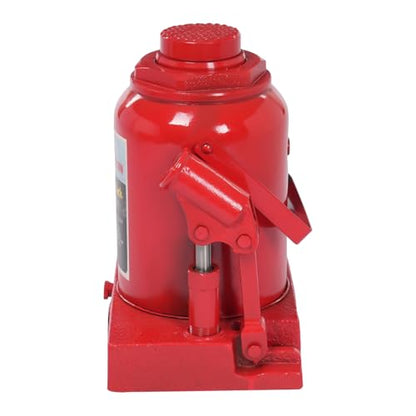Hydraulic Bottle Jack, Hydraulic Stubby Low Profile Bottle Jack 30 Ton (66,138 lbs) - Compact 9.25" Height Alloy Steel Cylinder Jack for Automotive, Industrial & Equipment Lifting