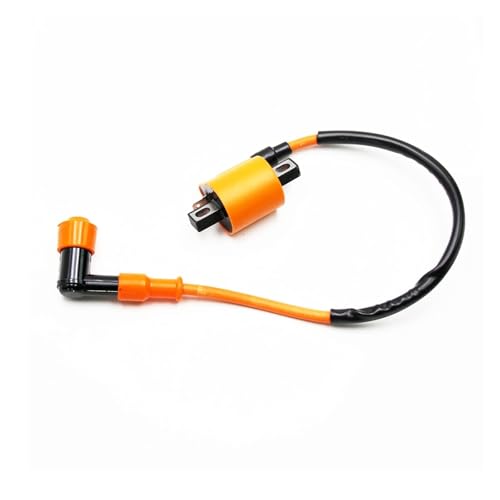 PRO BAT ATV Electric Wiring Harness Wire - color: White Spark Plug & Orange Performance Coil