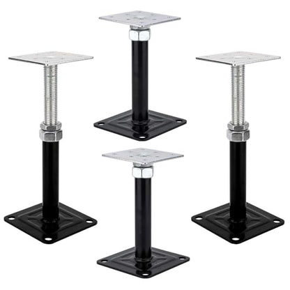 4-Pack Lift Supports,Adjust Supports,Level Supports,Floor Jacks,Adjustable House Jack for The Floor,Mini Screw Jack- Post 6" to 9". - size: 6-9 inch