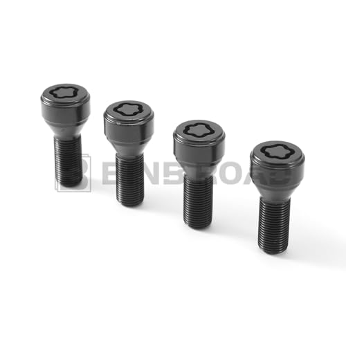 Lockable Wheel Bolt Rim Locks M14 X 1.25 Compatible with BMW 228i 328d 328i 335i 428i 435i 528i 535d 535i 650i X1 X2 X3 X4 X5 X6 X7 Z4 M2 M3 M4 (Replaces 36136792851)