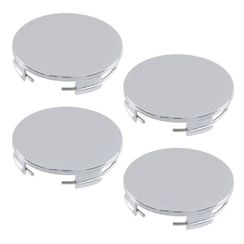 Modengzhe Wheel Center Caps,65 MM/ 2.56 Inch Inner Diameter Car Wheel Center Hub Caps Snap-in Vehicle Rim Hub Caps Accessories,Pack of 4,Silver - color: Silver, size: 65 mm