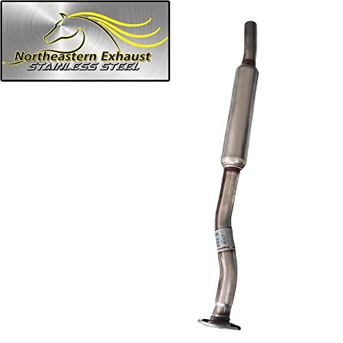 Northeastern Exhaust - Stainless Steel Resonator Pipe with Hanger + Bolts compatible 2005 Legacy Outback 2.5L