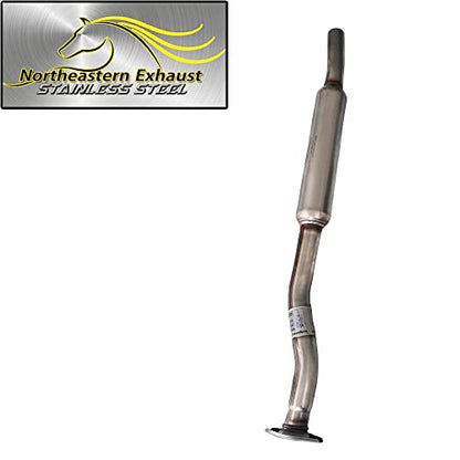 Northeastern Exhaust - Stainless Steel Resonator Pipe with Hanger + Bolts compatible 2005 Legacy Outback 2.5L